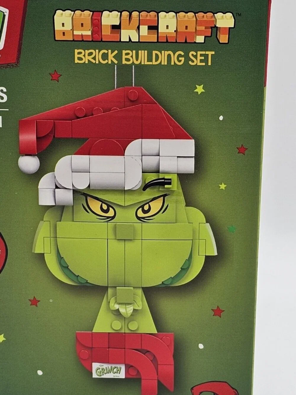 Brickcraft The Grinch Decoration Christmas Brick Building Set 141 Pc & Stand